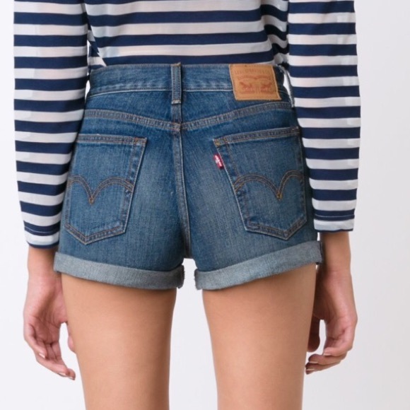 mid length cut off shorts